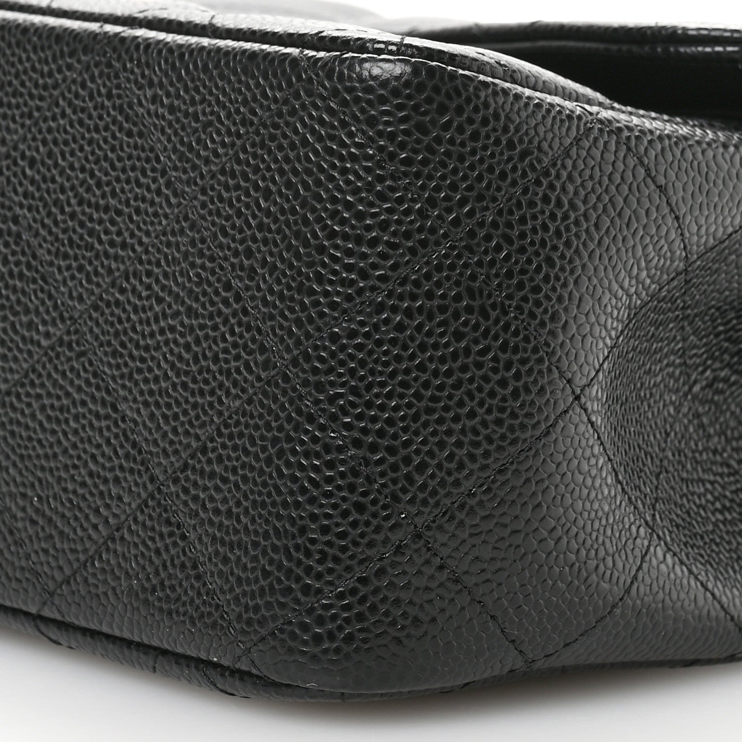 Chanel Caviar Quilted Jumbo Double Flap Black 10 of 12