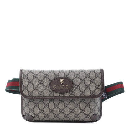 Gucci GG Supreme Monogram Neo Vintage Web Belt Bag Brown 1 of 11
