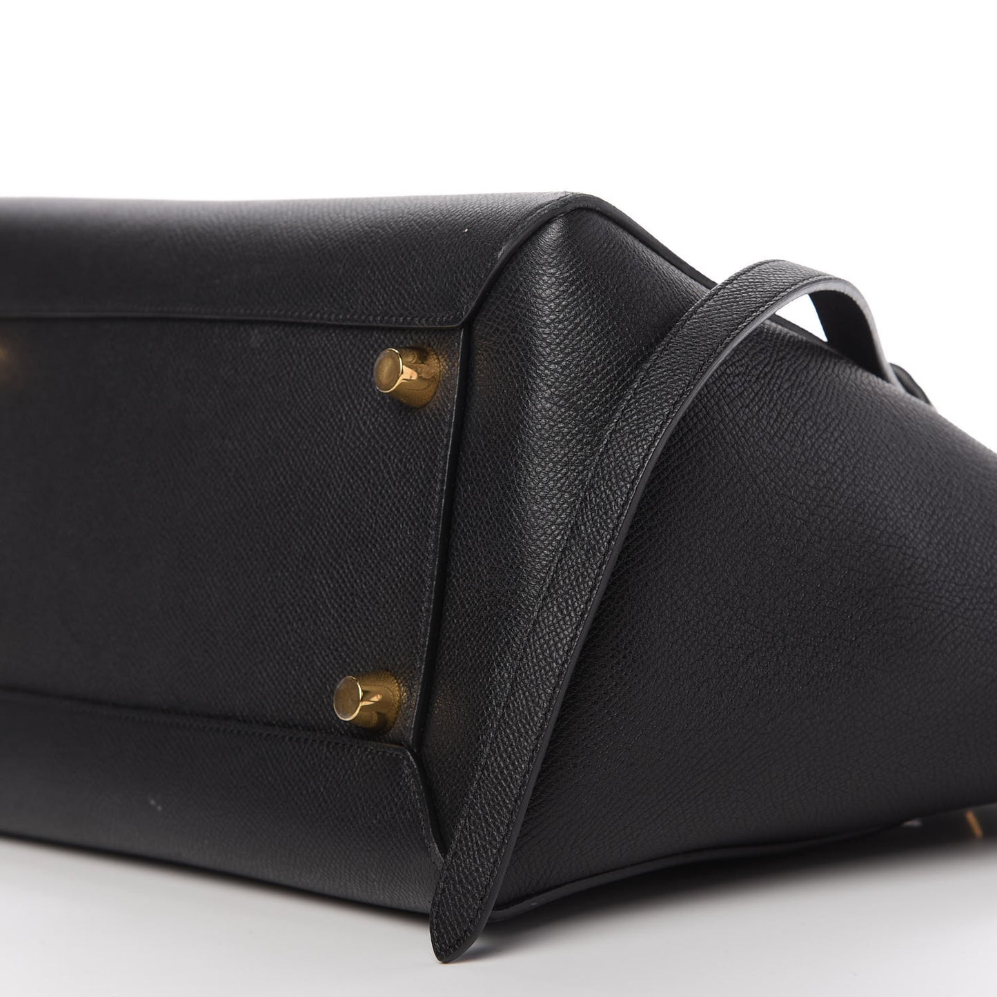 Grained Calfskin Mini Belt Bag Black