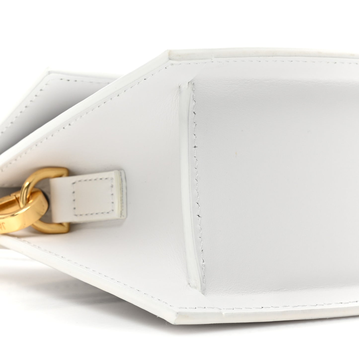 Smooth Calfskin Le Chiquito Moyen White
