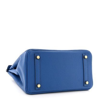 Hermes Togo Birkin 25 Bleu France 4 of 11