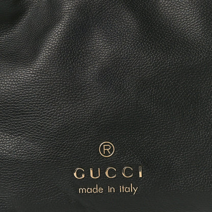 Gucci Calfskin Large Gifford Braided Handle Tote Black 7 of 9