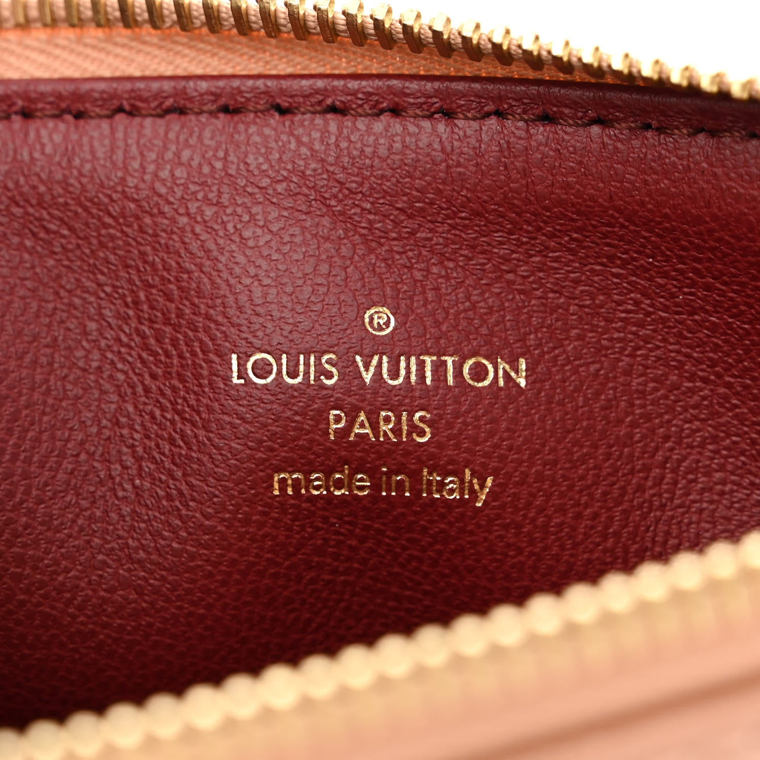 Louis Vuitton Metallic Lambskin Embossed Monogram Coussin BB Pink Gold 8 of 11