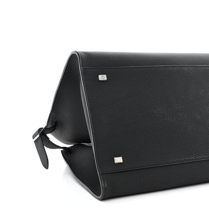 The Row Matte Grained Calfskin Soft Margaux 15 Black 8 of 9