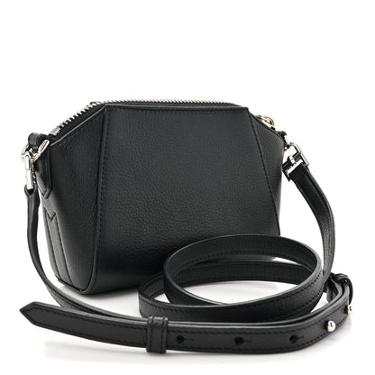 Givenchy Sugar Goatskin Nano Antigona Black 4 of 10