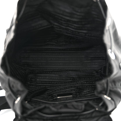 Prada Nylon New Vela Studded Backpack Black 5 of 10