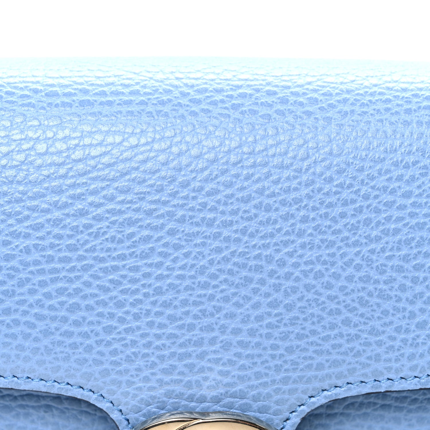 Gucci Dollar Calfskin Small Interlocking G Shoulder Bag Mineral Blue 8 of 11