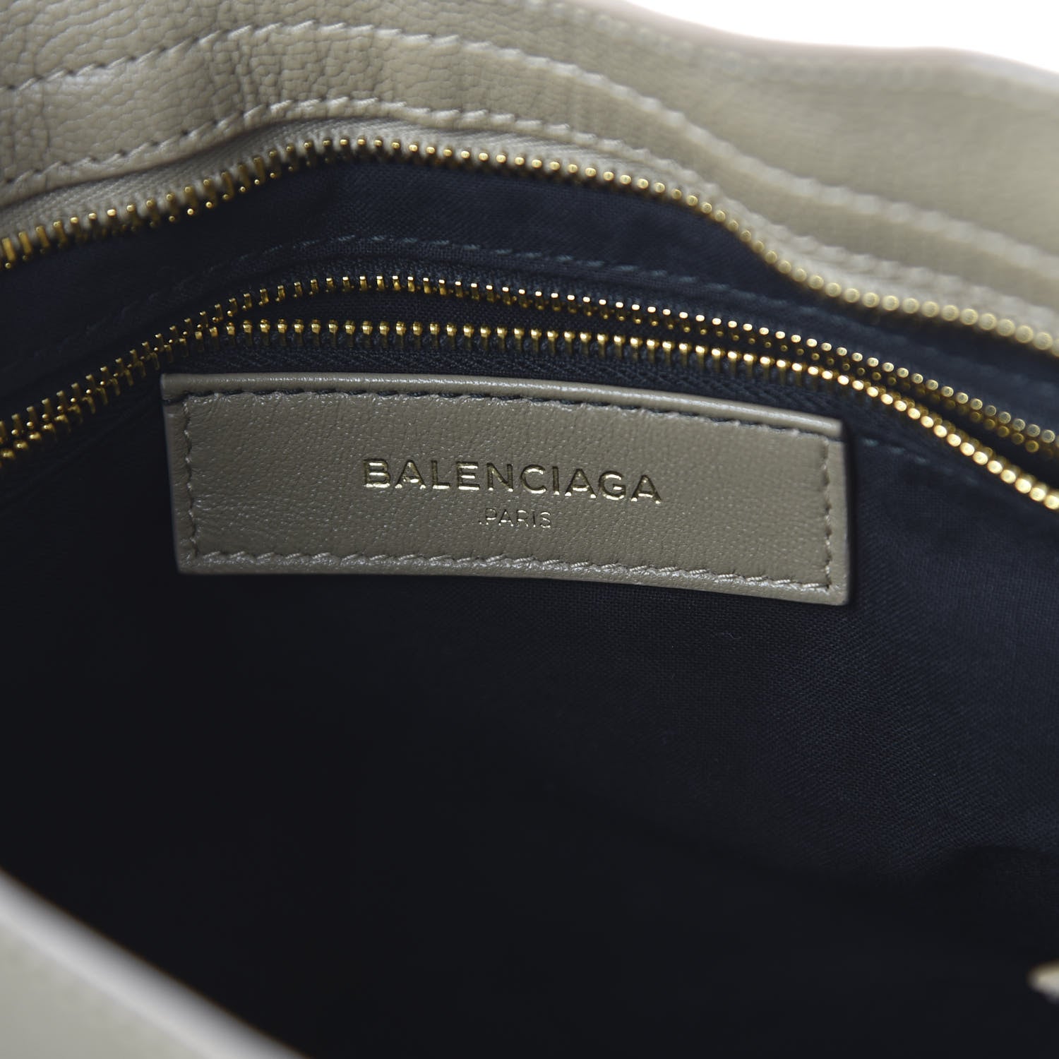 Balenciaga Chevre Gold Metallic Edge Hardware City Beige Latte 8 of 10