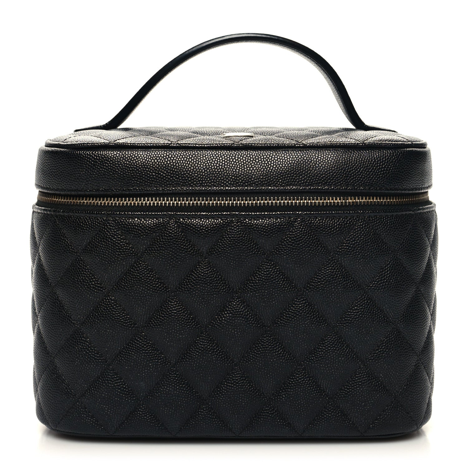Chanel Caviar Quilted Large Vanity Pouch Navy 1 of 10