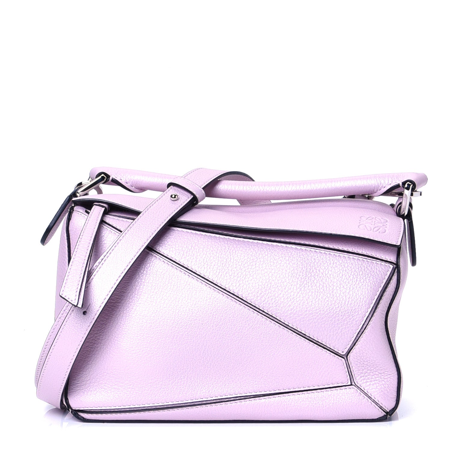 Loewe Calfskin Small Puzzle Bag Icy Pink 2 of 8