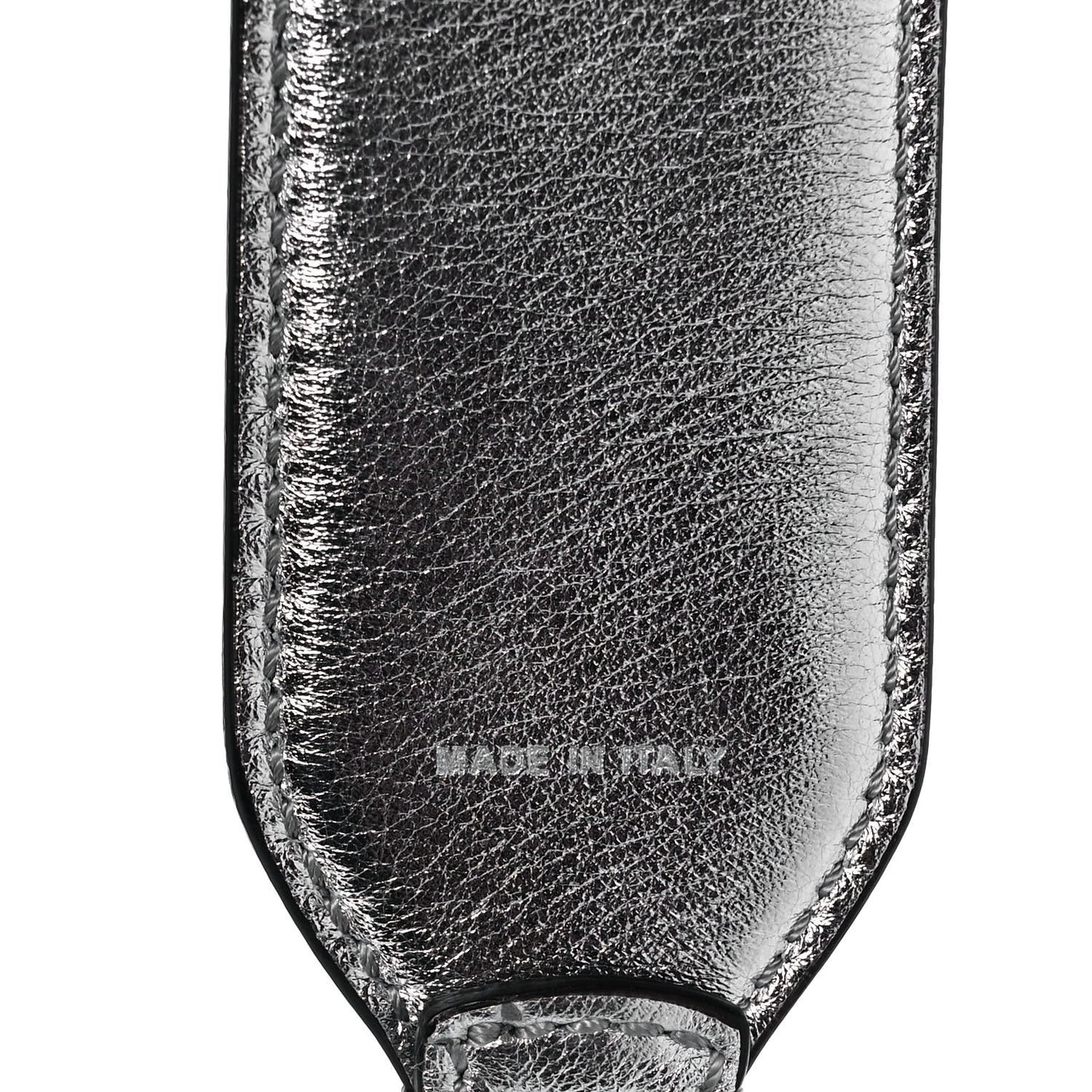 Vitello Catalan Mirror FF 1974 Embossed Strap You Argento
