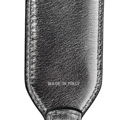 Fendi Vitello Catalan Mirror FF 1974 Embossed Strap You Argento 4 of 5