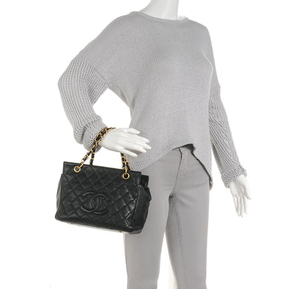 Chanel Caviar Quilted Petit Timeless Tote PTT Black 2 of 9