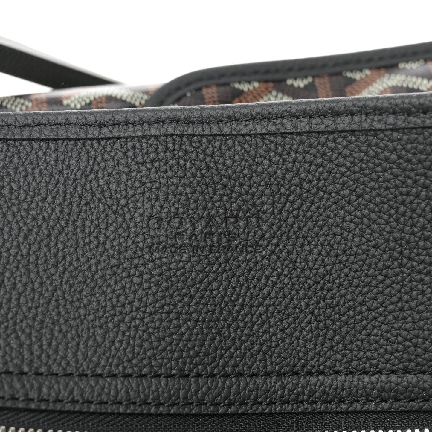 Goyardine Sac Hardy Pet Carrier PM Black