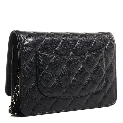 Chanel Caviar Quilted Wallet On Chain WOC Black 3 of 9