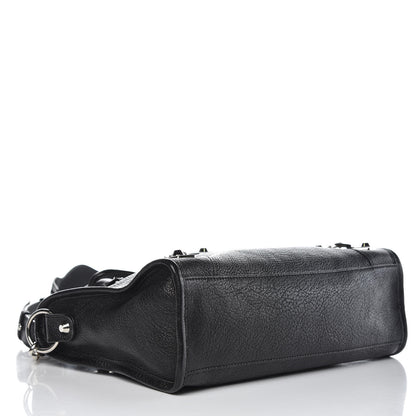 Balenciaga Chevre Silver Metallic Edge Hardware S City Black 4 of 9