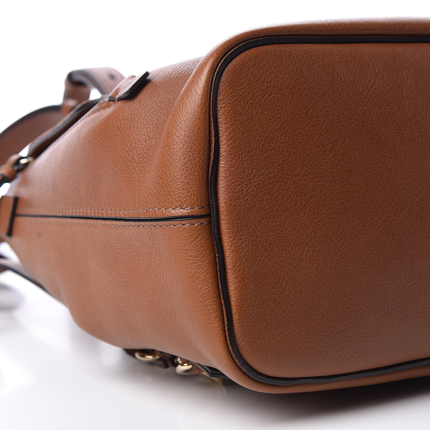 Chloe Suede Calfskin Small Faye Backpack Tobacco 8 of 9