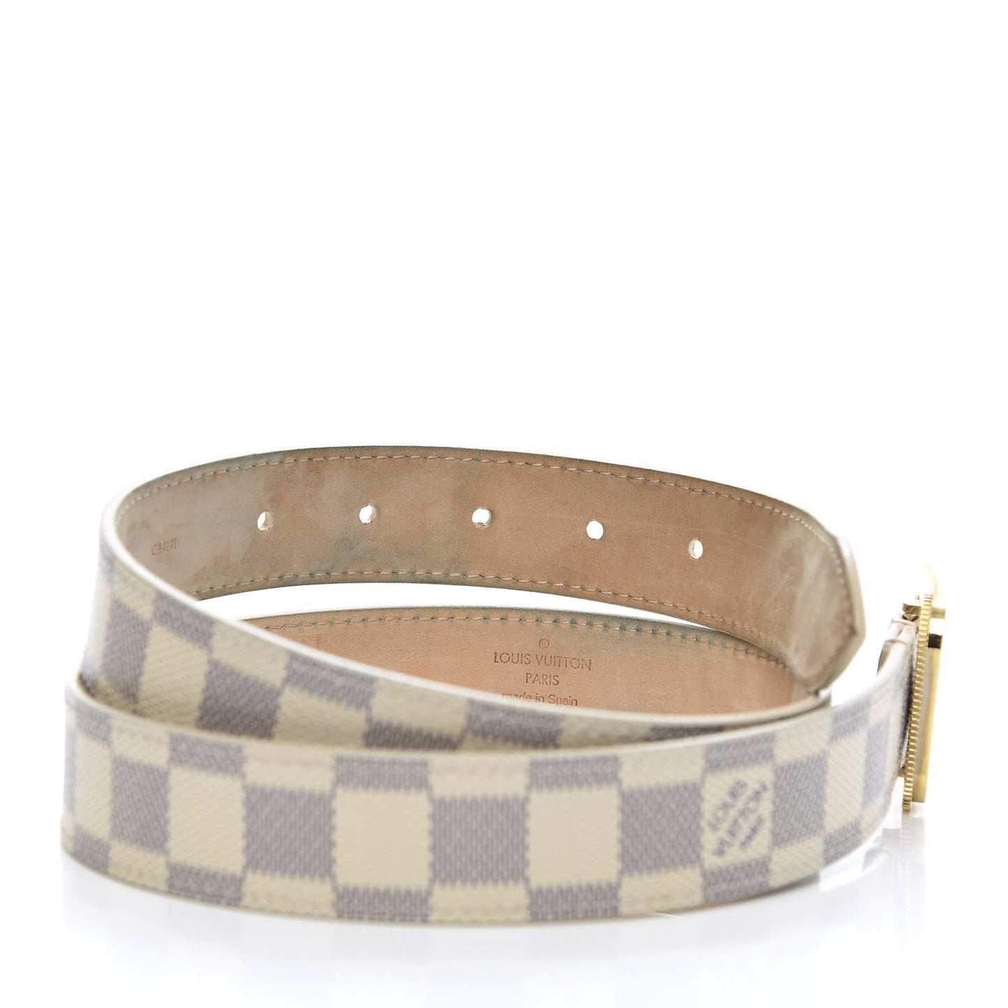 Damier Azur 30mm Tresor Belt 85 34