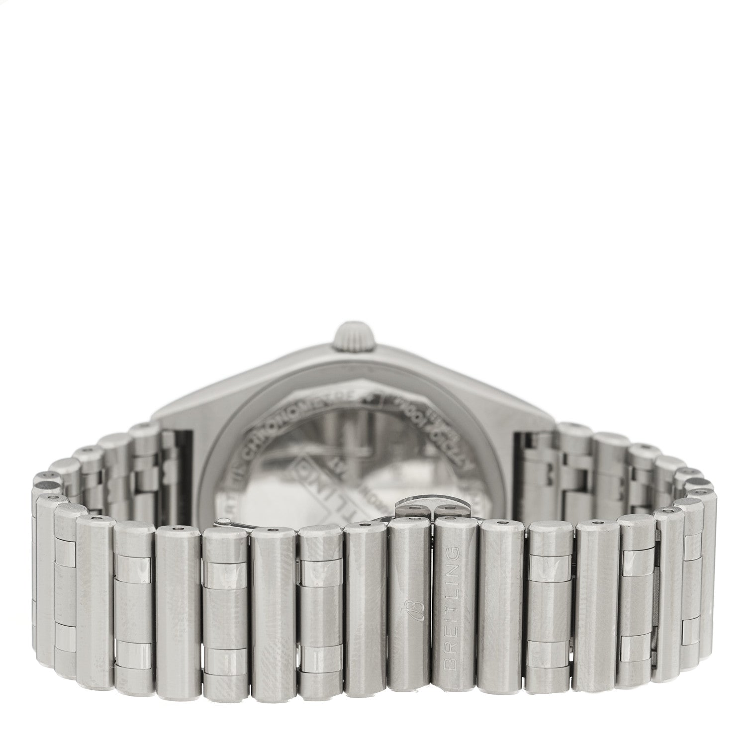 Breitling Stainless Steel Diamond 32mm Chronomat Quartz Watch Pink A77310101K1A1 3 of 5