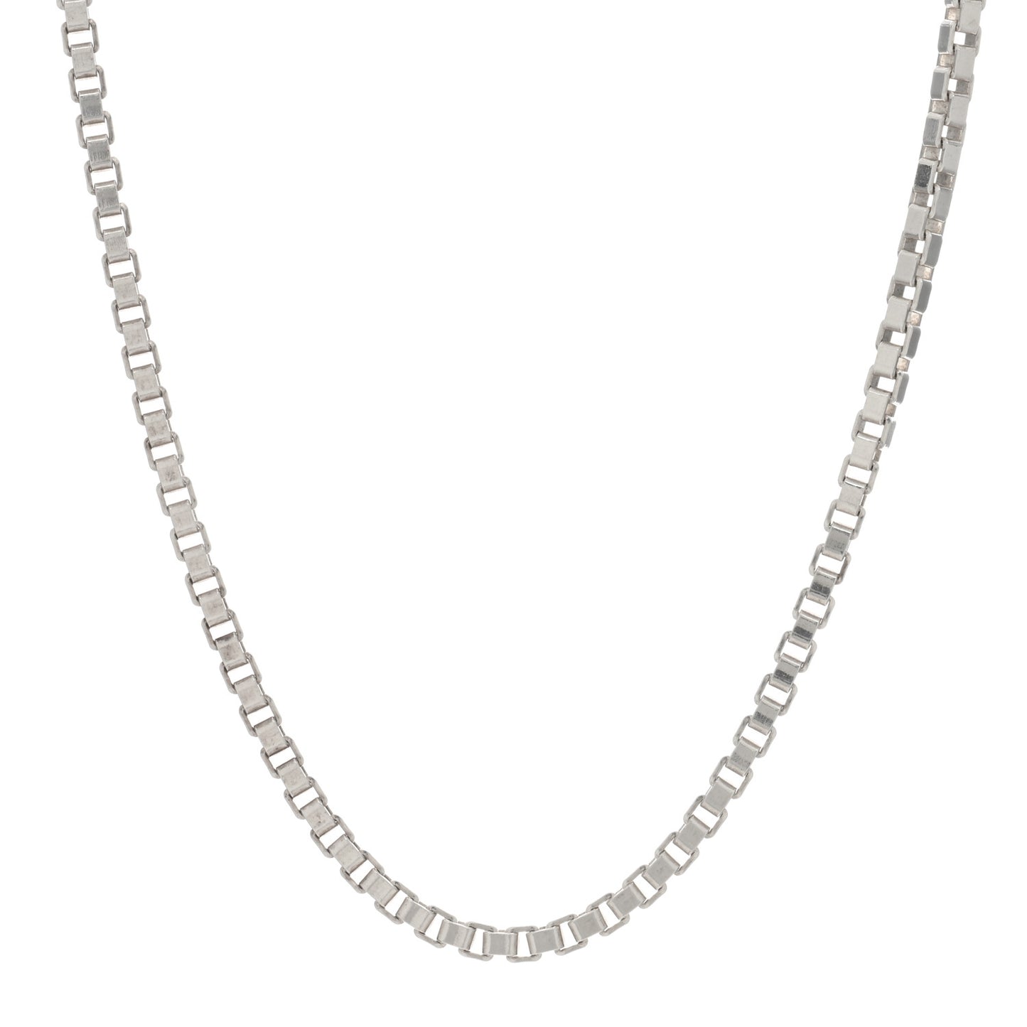 Sterling Silver 4mm Venetian Link Necklace