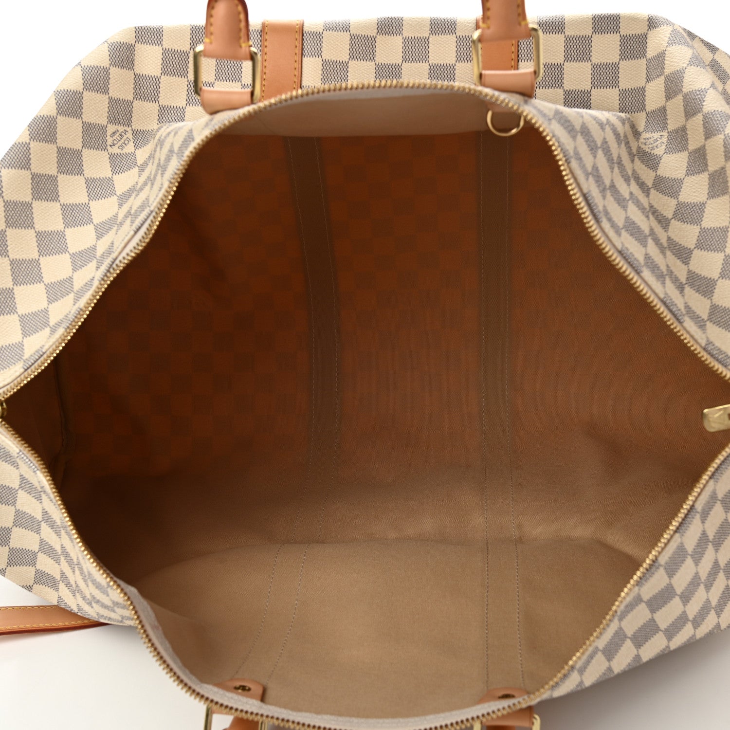 Louis Vuitton Damier Azur Keepall Bandouliere 55 5 of 9