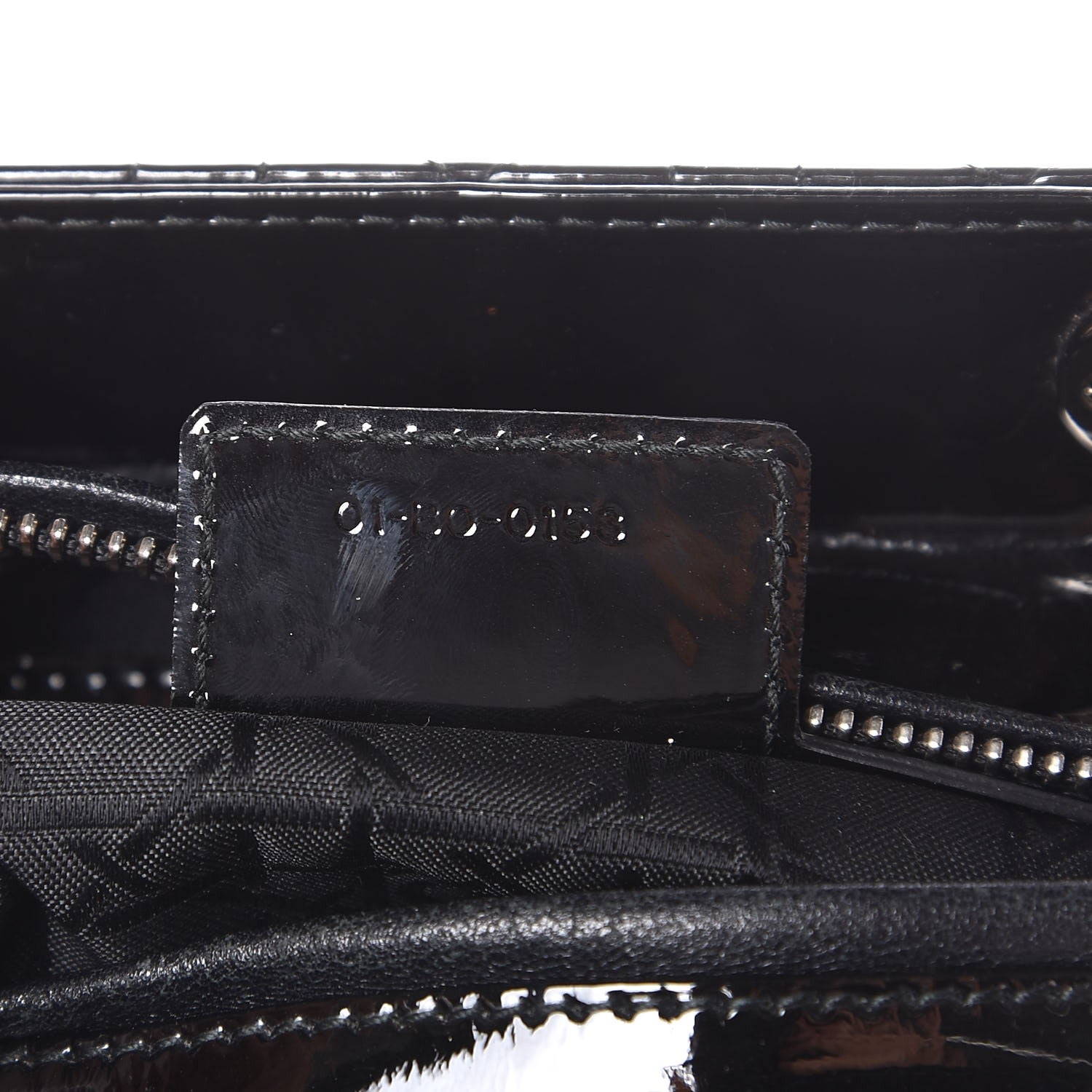 Christian Dior Patent Cannage Medium Lady Dior Black 9 of 9