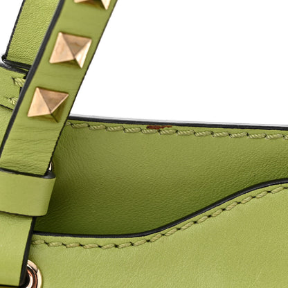 Valentino Garavani VALENTINO GARAVANI Vitello Medium Rockstud Tote Apple 13 of 16