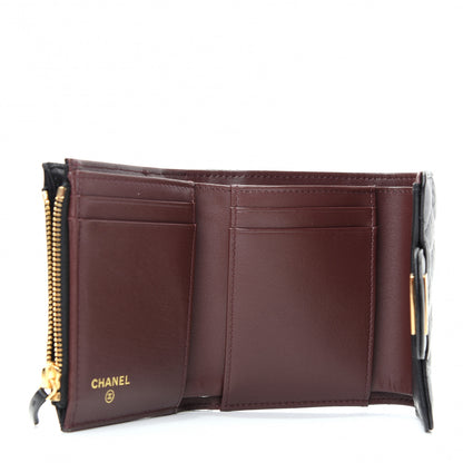 Chanel Aged Calfskin Quilted Reissue Compact Wallet Black 5 of 9