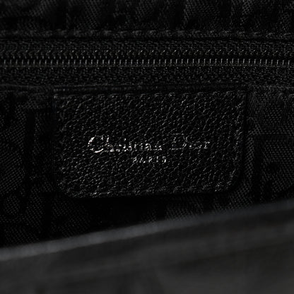 Christian Dior Calfskin Saddle Bag Black 6 of 11