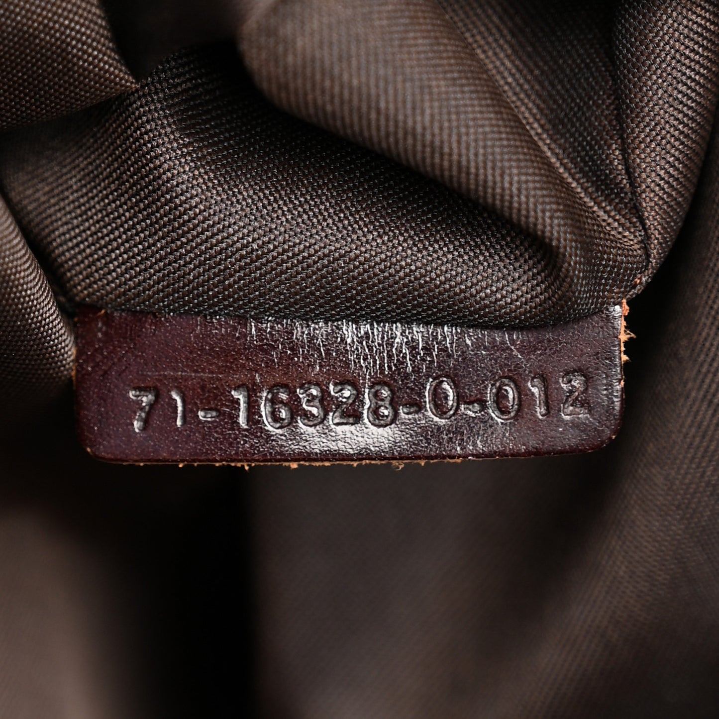 Zucca Calfskin Shopping Tote Tobacco