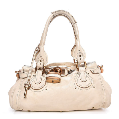 Chloe Calfskin Medium Paddington Satchel Beige 1 of 14