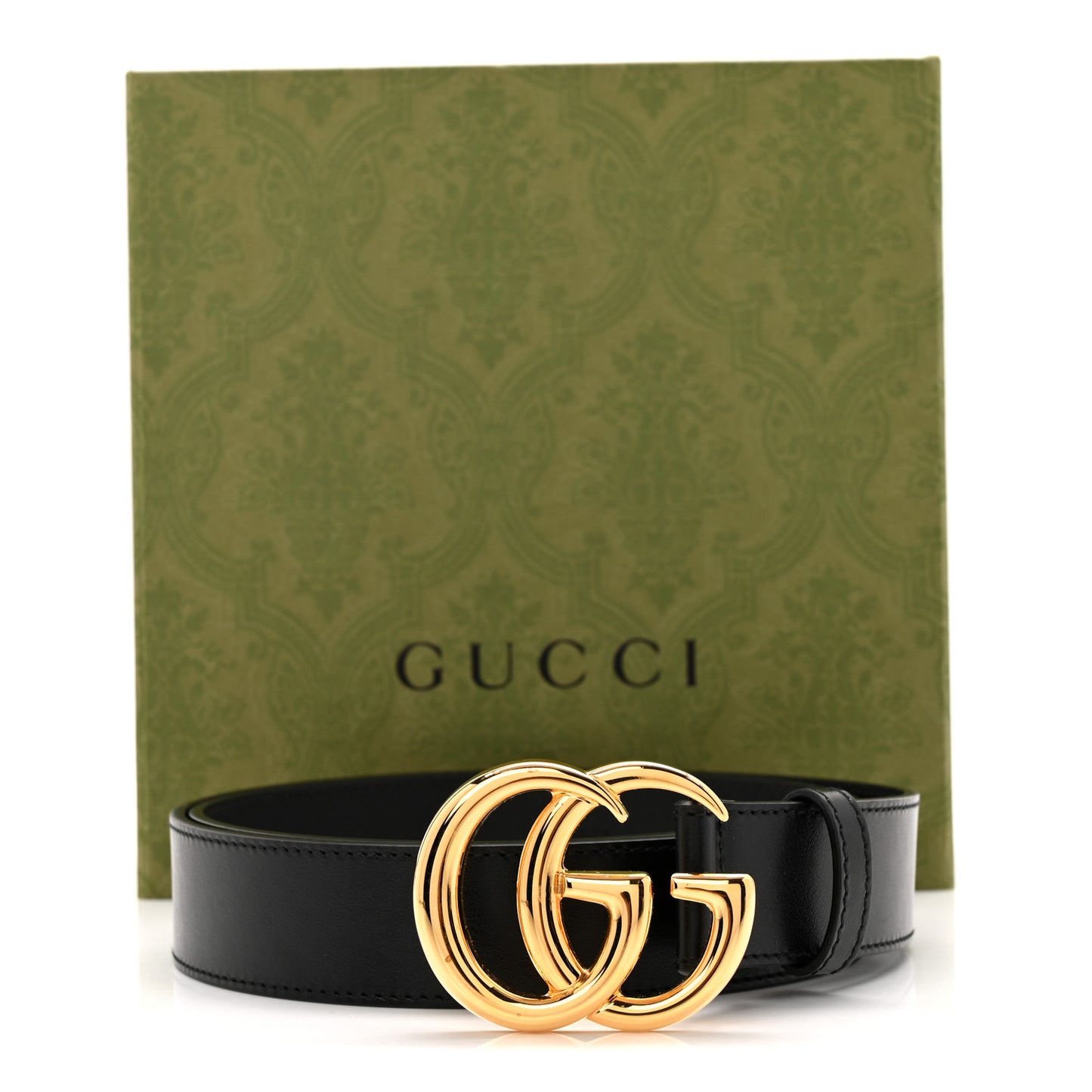 Calfskin Double G 40mm Belt 85 34 Black