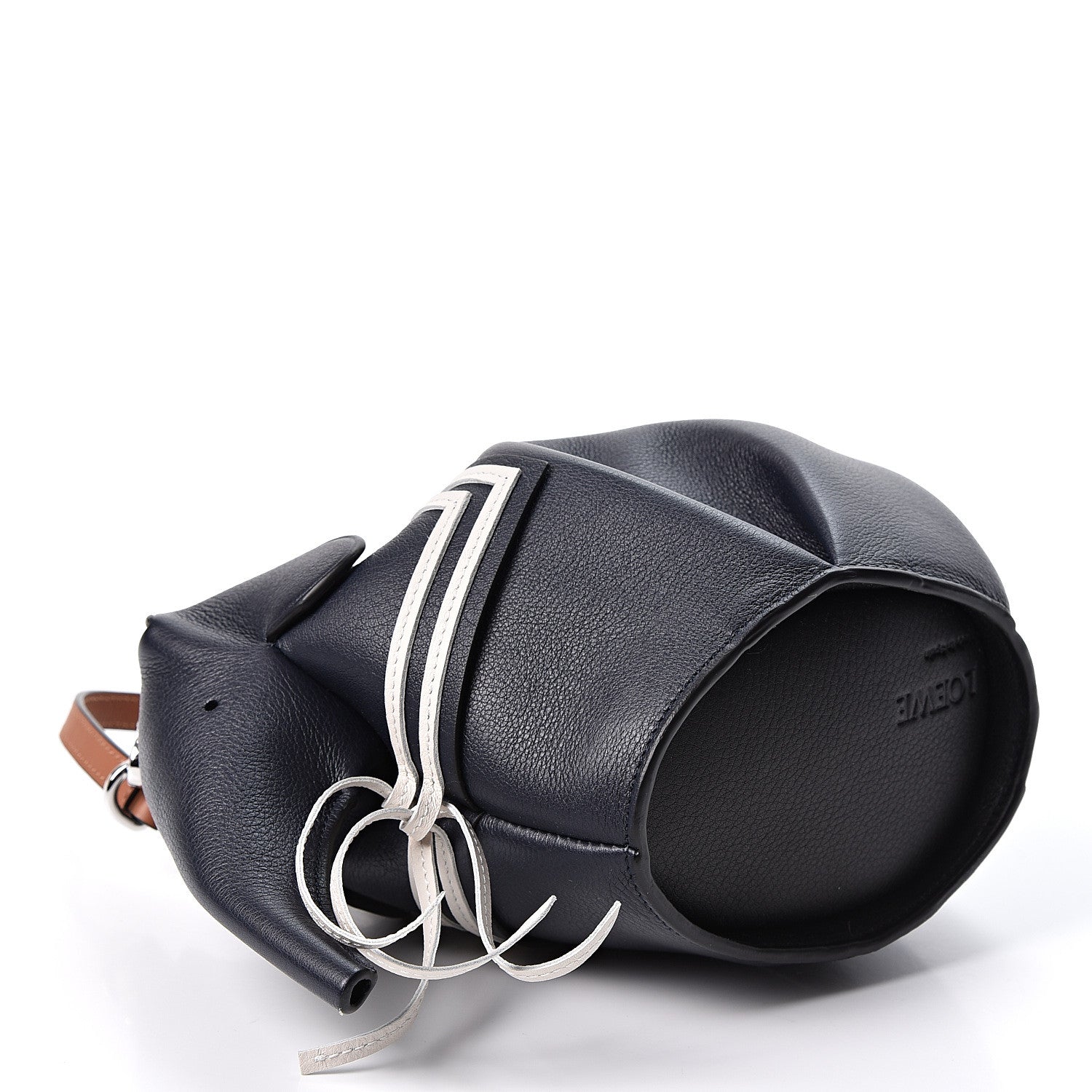 Loewe Calfskin Mini Sailor Elephant Crossbody Bag Deep Blue 3 of 8