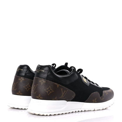 Louis Vuitton Monogram Mens Run Away Sneakers 9 Black 4 of 13