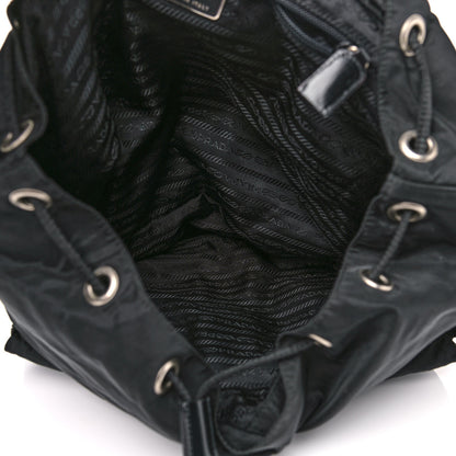 Prada Tessuto Nylon Vela Small Backpack Black 4 of 13