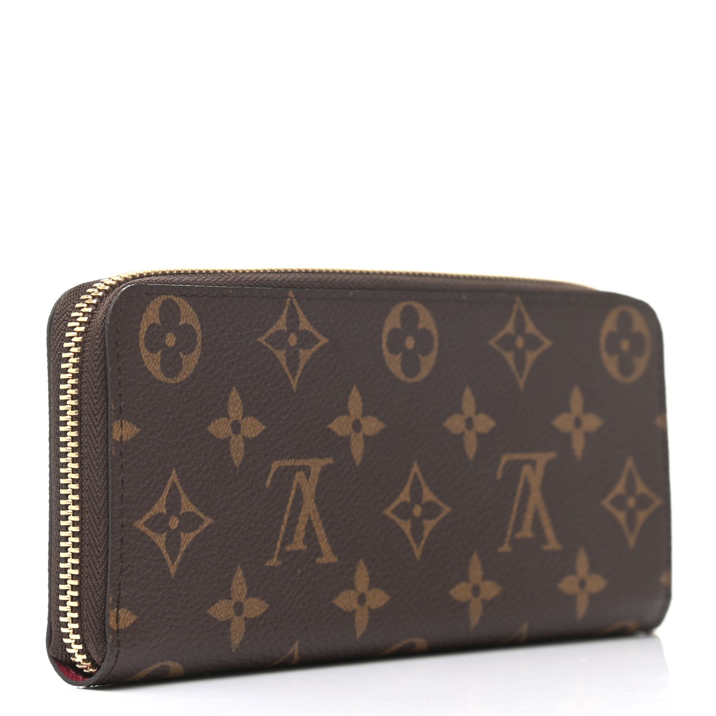 Monogram Clemence Wallet Fuchsia