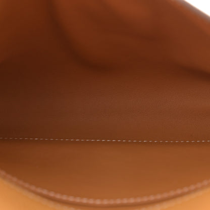 Hermes Togo Sac A Depeches 21 Messenger Bag Naturel Sable 5 of 11