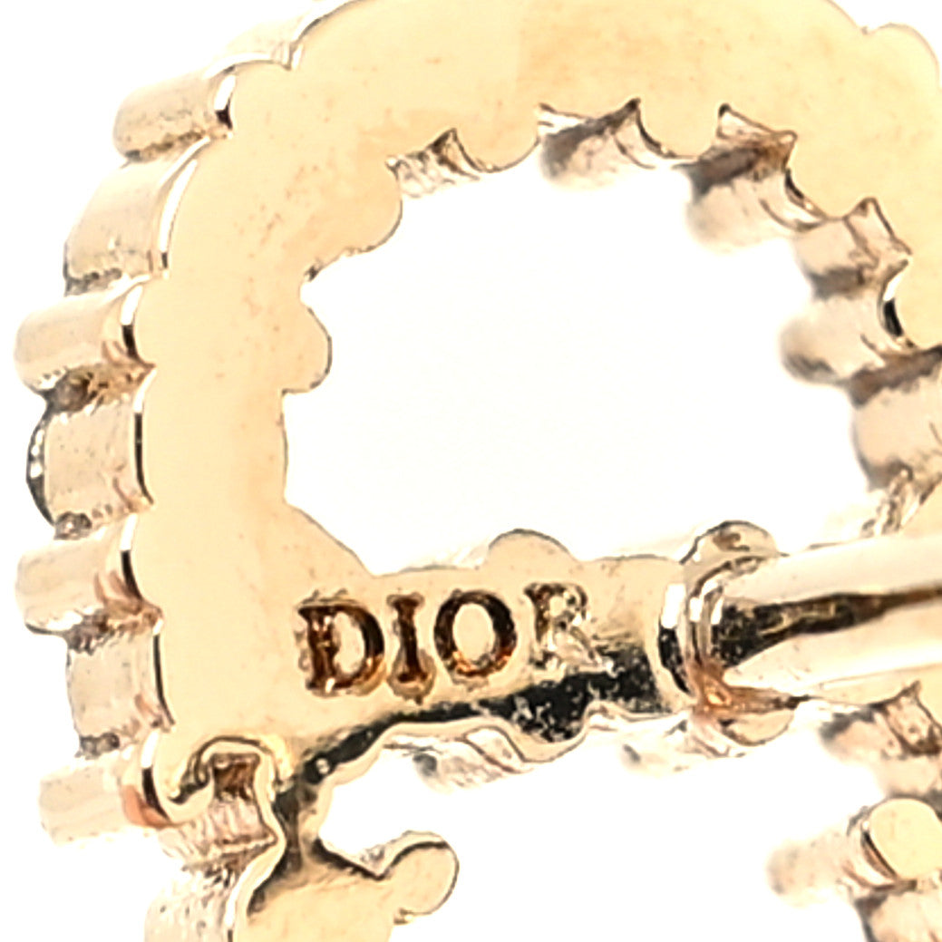 Crystal Clair D Lune Earrings Gold