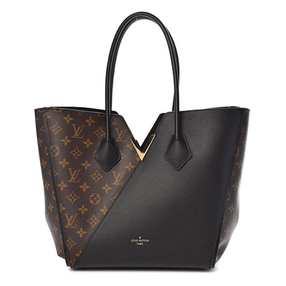 Louis Vuitton Calfskin Monogram Kimono Tote Black 1 of 11