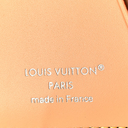 Louis Vuitton Denim Monogram Flowers Pocket Organizer Blue 6 of 8