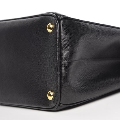 Prada Saffiano Medium Galleria Double Zip Tote Black 12 of 12