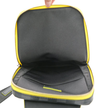 Louis Vuitton Damier Graphite Avenue Sling Backpack Yellow 4 of 7