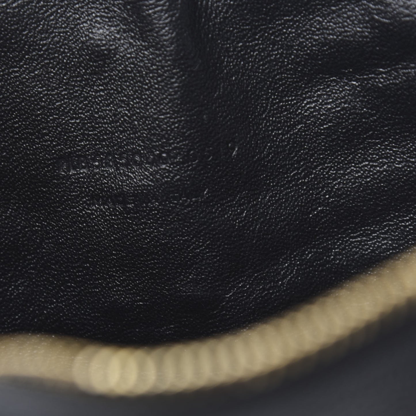 Grain De Poudre Matelasse Monogram Mini Lou Camera Bag Black