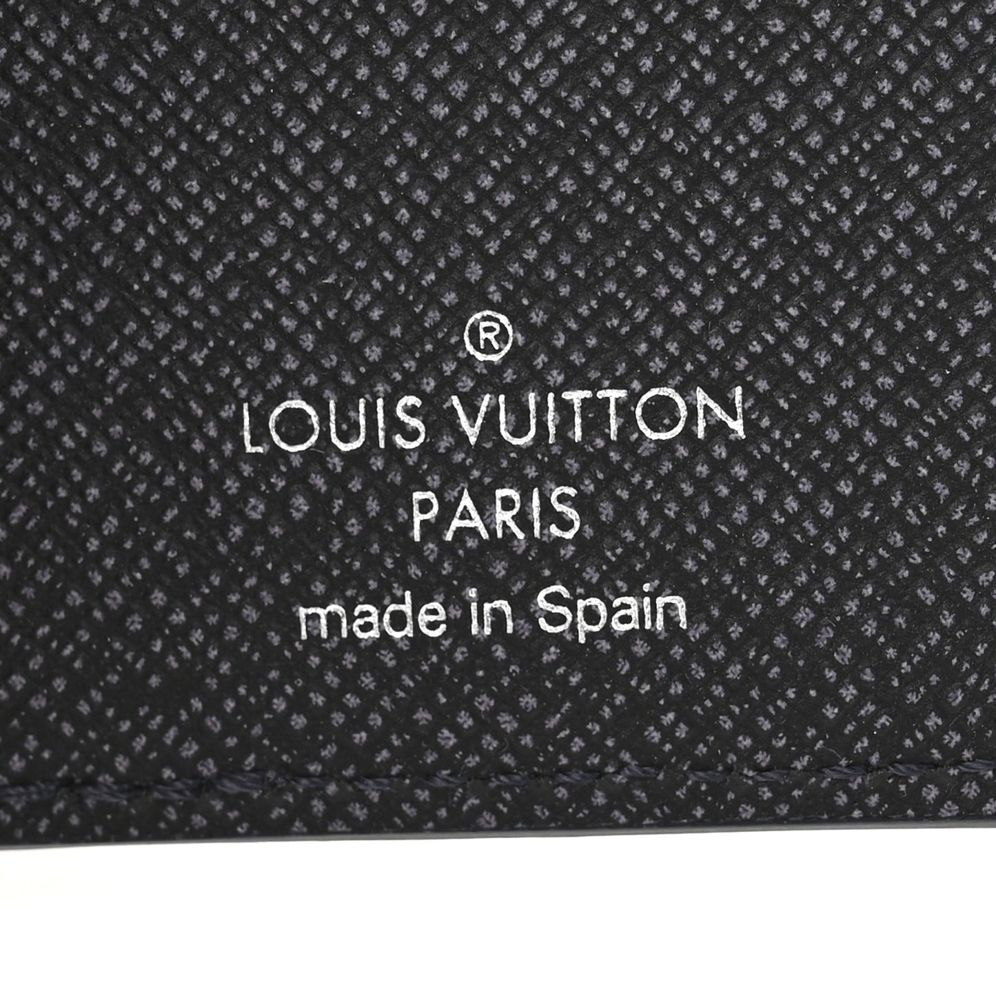 Monogram LV Record Pocket Organizer NM Blue