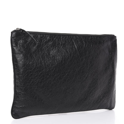 Balenciaga Lambskin Supermarket I Love Techno Pouch Black 2 of 7