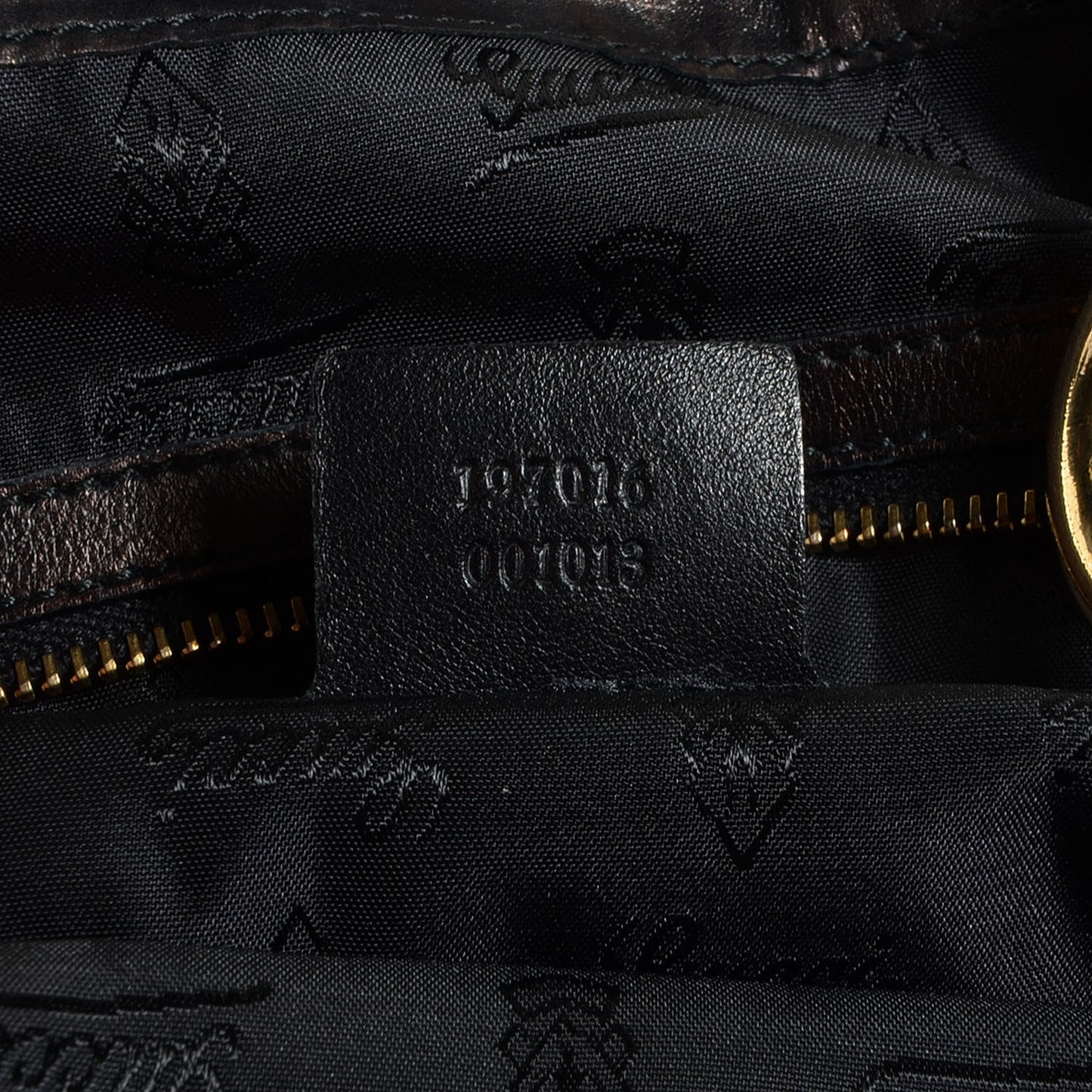 Patent Large Hysteria Top Handle Bag Black