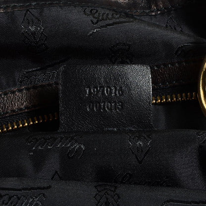 Gucci Patent Large Hysteria Top Handle Bag Black 7 of 7