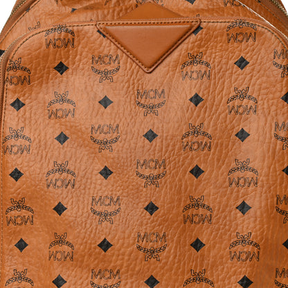 MCM Visetos Medium Duke Backpack Cognac 8 of 12