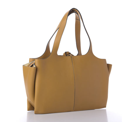 Celine Supple Natural Calfskin Medium Tri-Fold Bag Blonde 3 of 10
