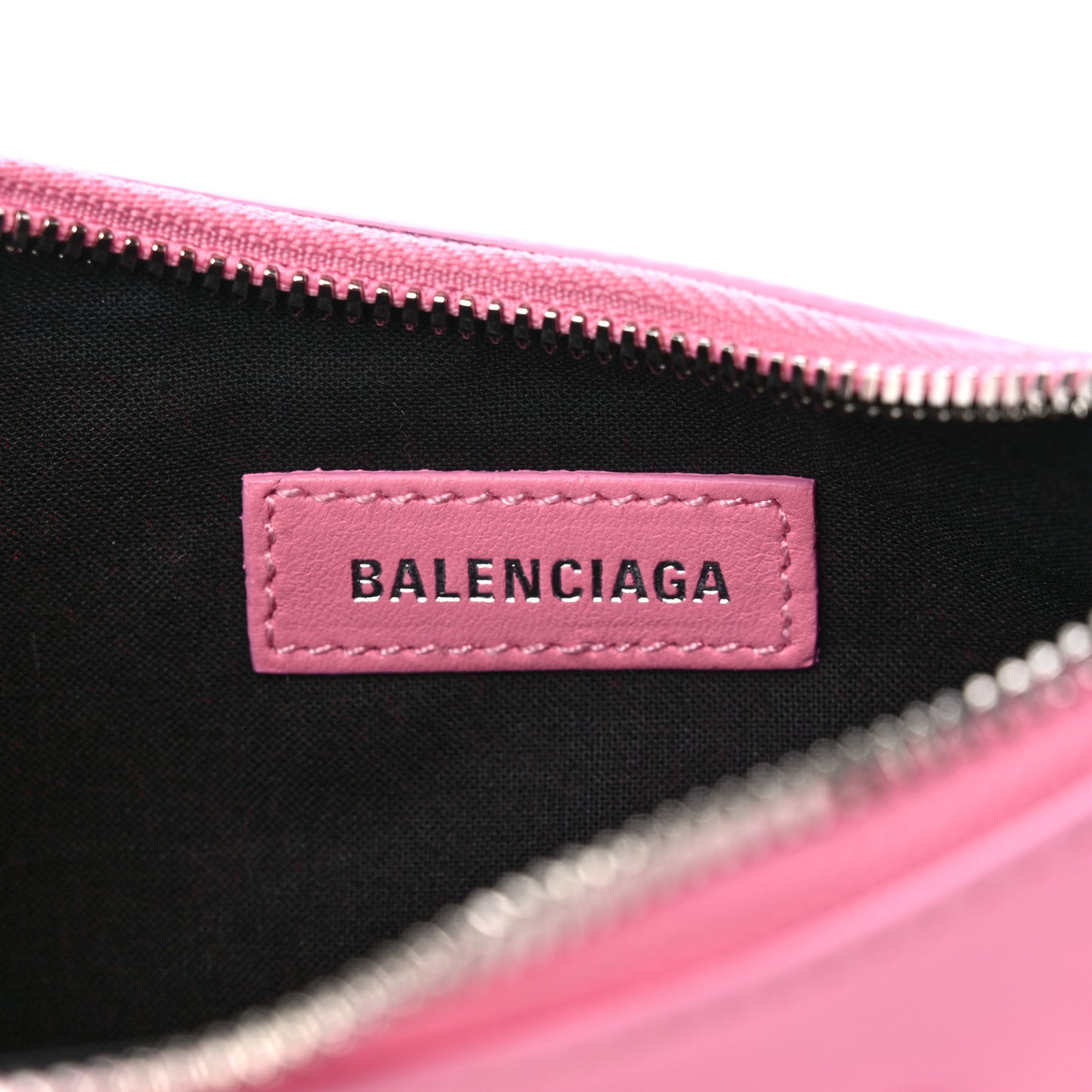 Patent Faux Leather Le Cagole Shoulder Bag XS Sweet Pink